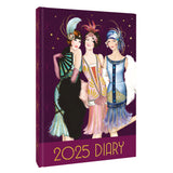 Claire Coxon Art Deco 2025 A5 Weekly View Diary