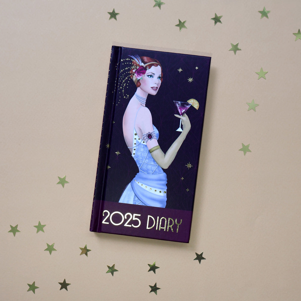 Claire Coxon Art Deco 2025 Slim Weekly View Diary