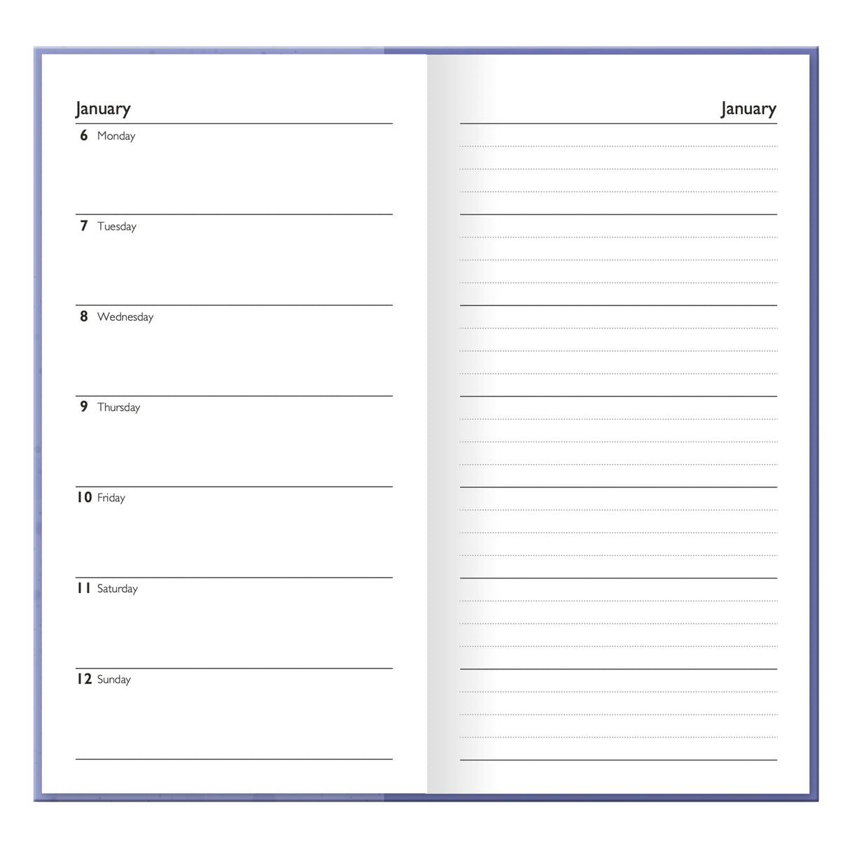 Patricia MacCarthy Countryside 2025 Slim Weekly View Diary