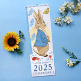 Peter Rabbit 2025 Slim Wall Calendar