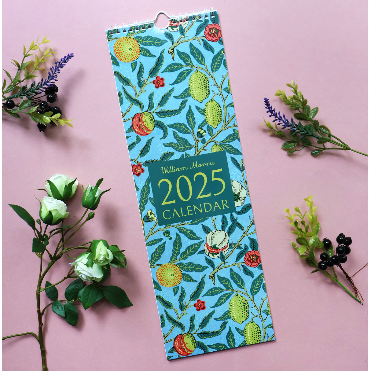 William Morris 2025 Slim Wall Calendar