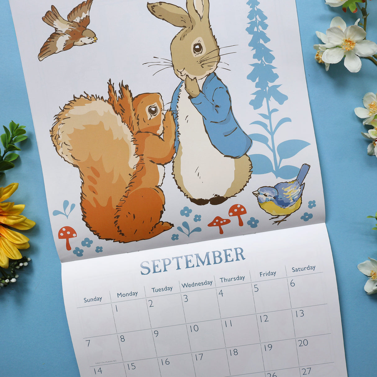 Peter Rabbit 2025 Square Wall Calendar