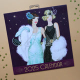 Claire Coxon Art Deco 2025 Square Wall Calendar