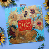 Fine Art 2025 Square Wall Calendar