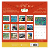 Fine Art 2025 Square Wall Calendar