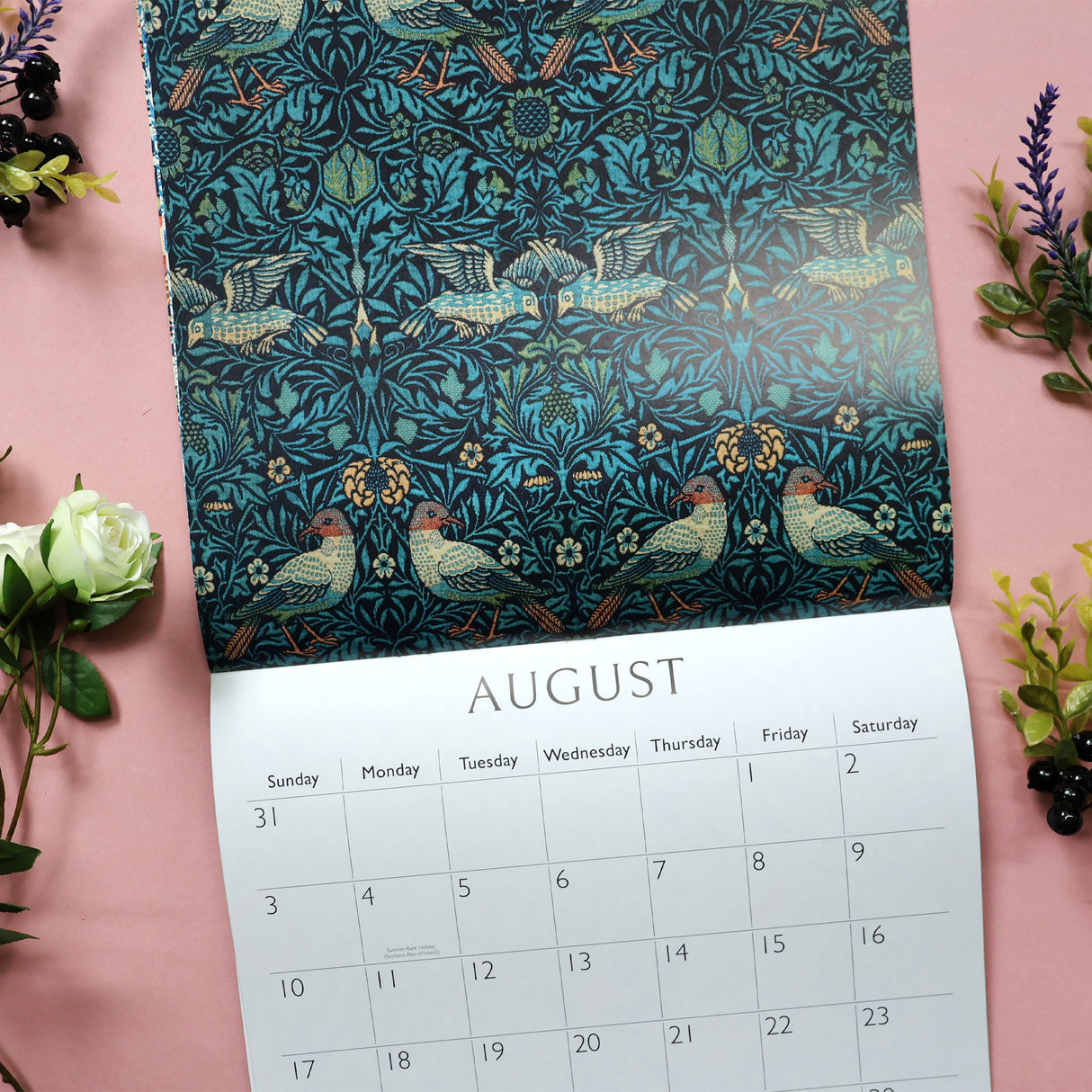 William Morris 2025 Square Wall Calendar