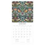 William Morris 2025 Square Wall Calendar