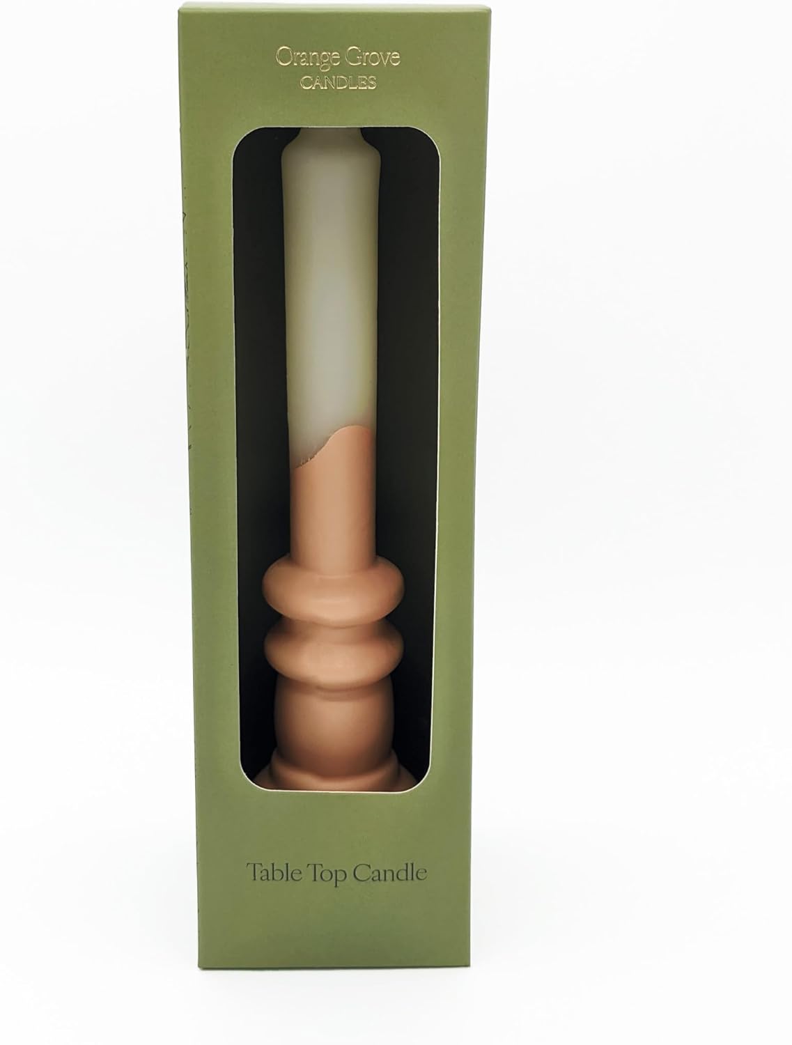 Orange Grove Table Top Pillar Candle in Gift Box