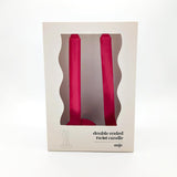 Saje Double Ended Twist Design Table Candle In Gift Box