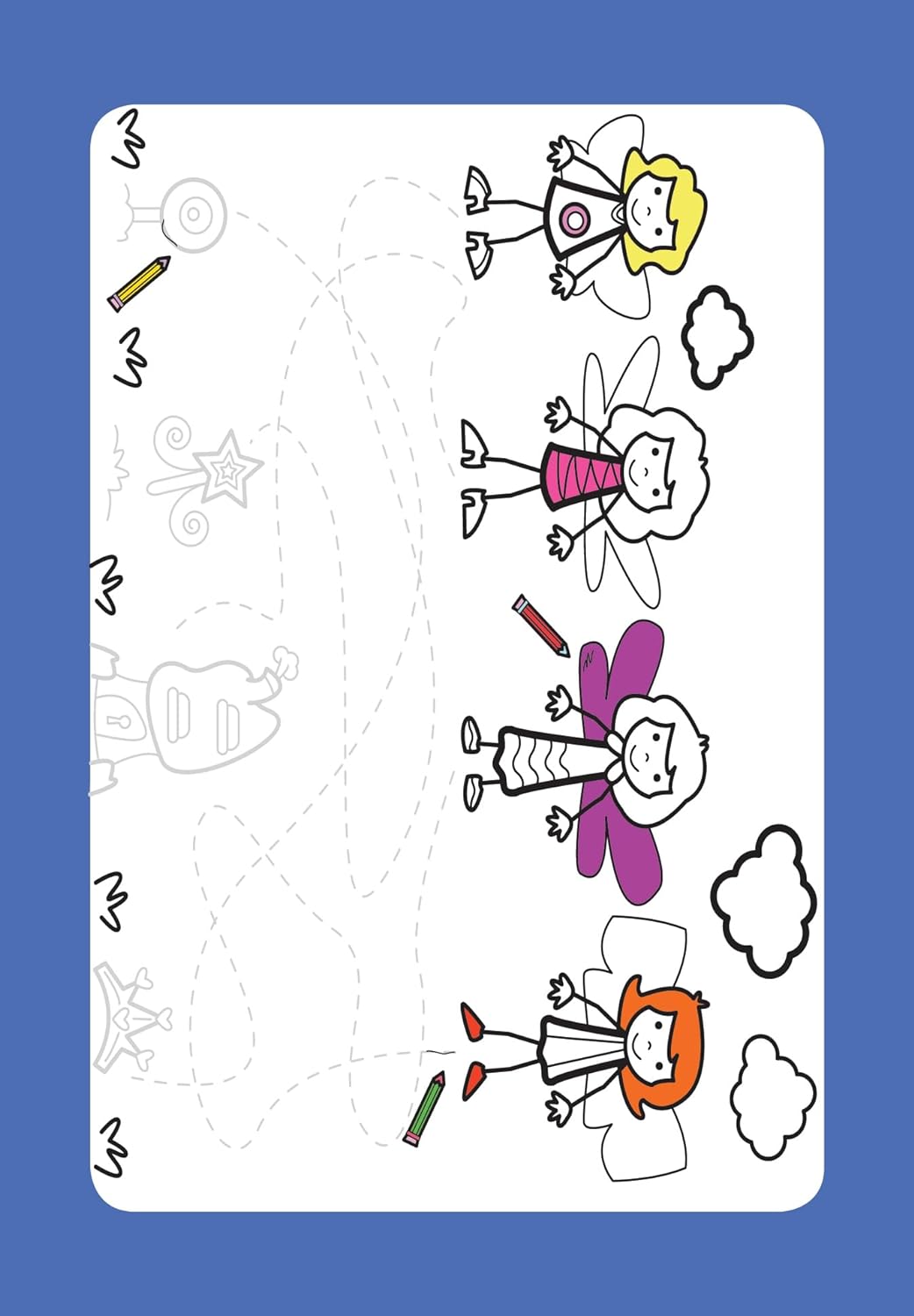 Children’s Doodle Activity Flash Cards - Wipe Clean and Play Again