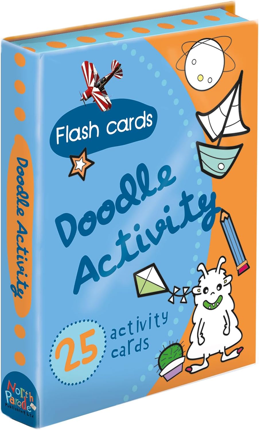 Children’s Doodle Activity Flash Cards - Wipe Clean and Play Again