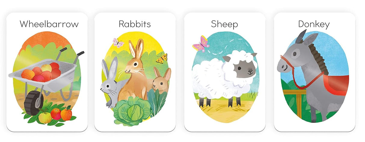 Farmyard Donkey - Children's Matching Card Game