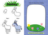 Children’s Learn-To-Draw Activity Book - Farm Animals