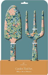 Orange Grove Fork and Trowel Garden Tool Set - William Morris Design