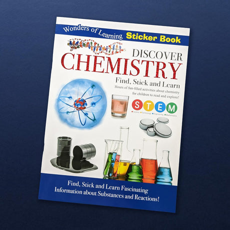 Discover Chemistry Sticker Book - Find, Stick and Learn