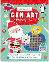 Sparkly Santa - Gem Art Activity Book