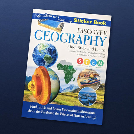 Discover Geography Sticker Book - Find, Stick and Learn