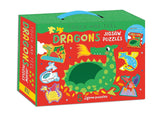 Touch and Feel Puzzle and Board Book Set - Dragons - Tactile Fun For Children