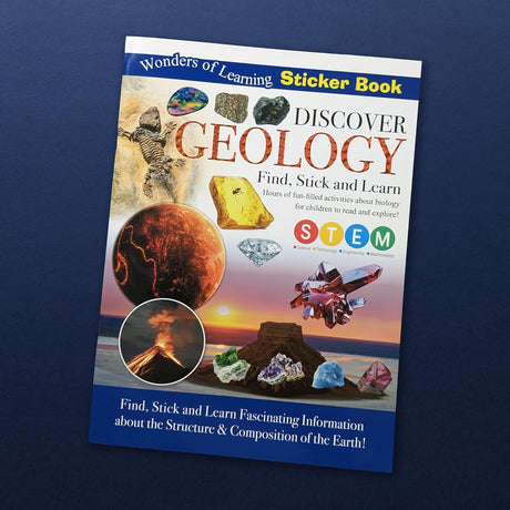 Discover Geology Sticker Book - Find, Stick and Learn