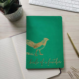 Premium B5 Lined Notebook Journal - Birds Of A Feather Pheasant Design