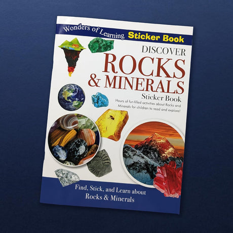 Discover Rocks & Minerals Sticker Book - Find, Stick and Learn