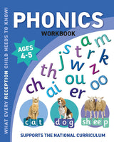 Children's Phonics Workbook – Reception Ages 4 to 5 Years