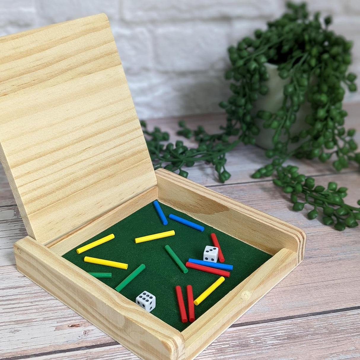 Wooden Mini Ludo Game