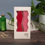 Saje Zig Zag Design Table Candle In Gift Box