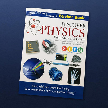 Discover Physics Sticker Book - Find, Stick and Learn