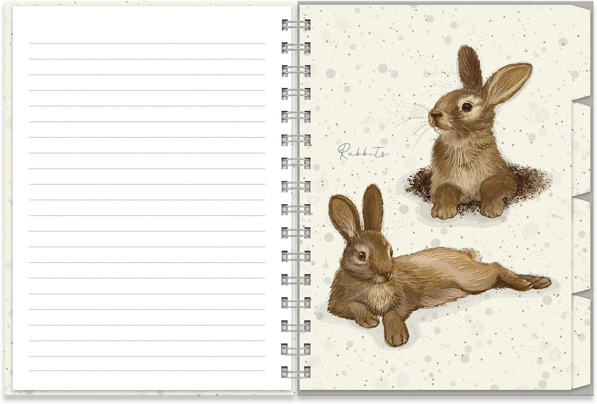 Patricia MacCarthy A5 Notebook With Dividers - Countryside Design