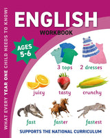 Children's English Workbook – Year One Ages 5 to 6 Years