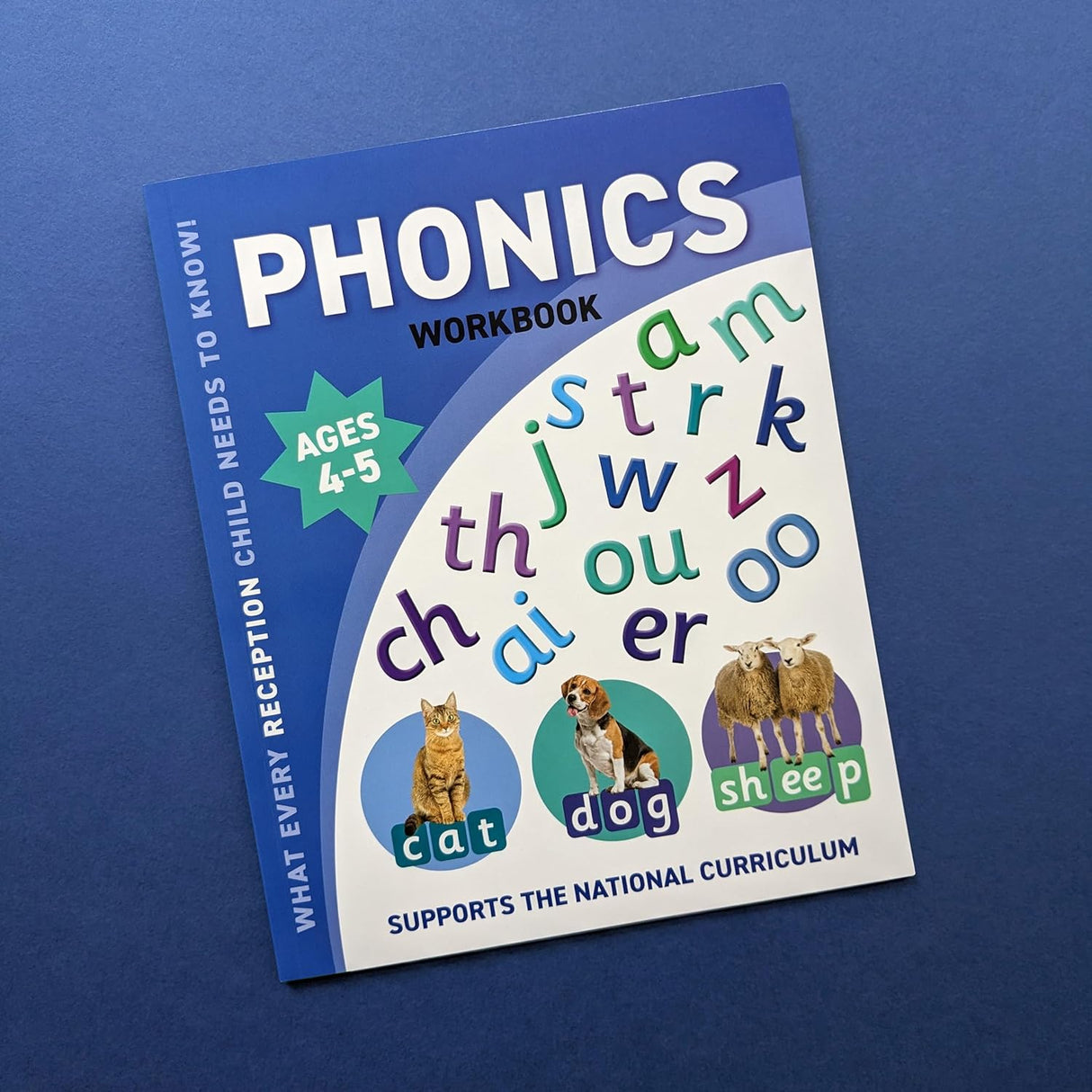 Children's Phonics Workbook – Reception Ages 4 to 5 Years