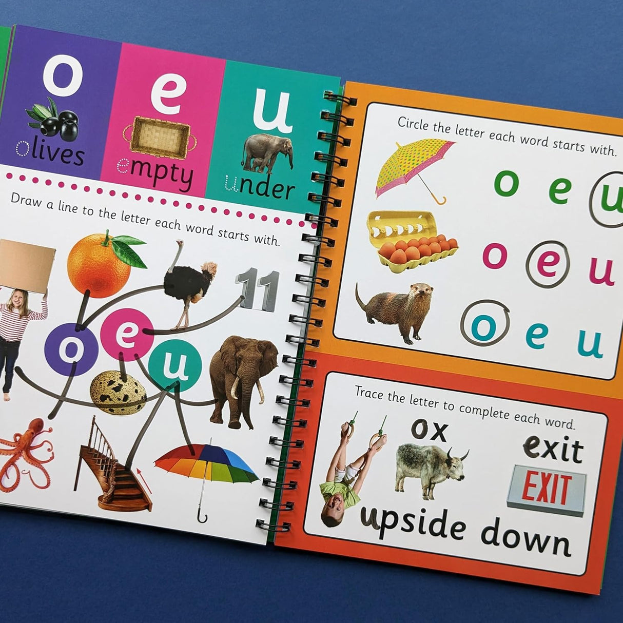 Children's Phonics Wipe Clean Book & Pen Set – Ages 3 to 5 Years