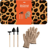 Saje House Plant Care Kit - Leaf Dust Gloves and Mini Tools - Keep Indoor Plants Healthy