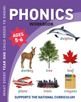 Children's Phonics Workbook – Year One Ages 5 to 6 Years