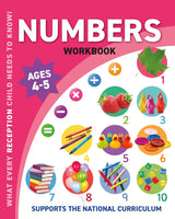 Children's Numbers Workbook – Reception Ages 4 to 5 Years