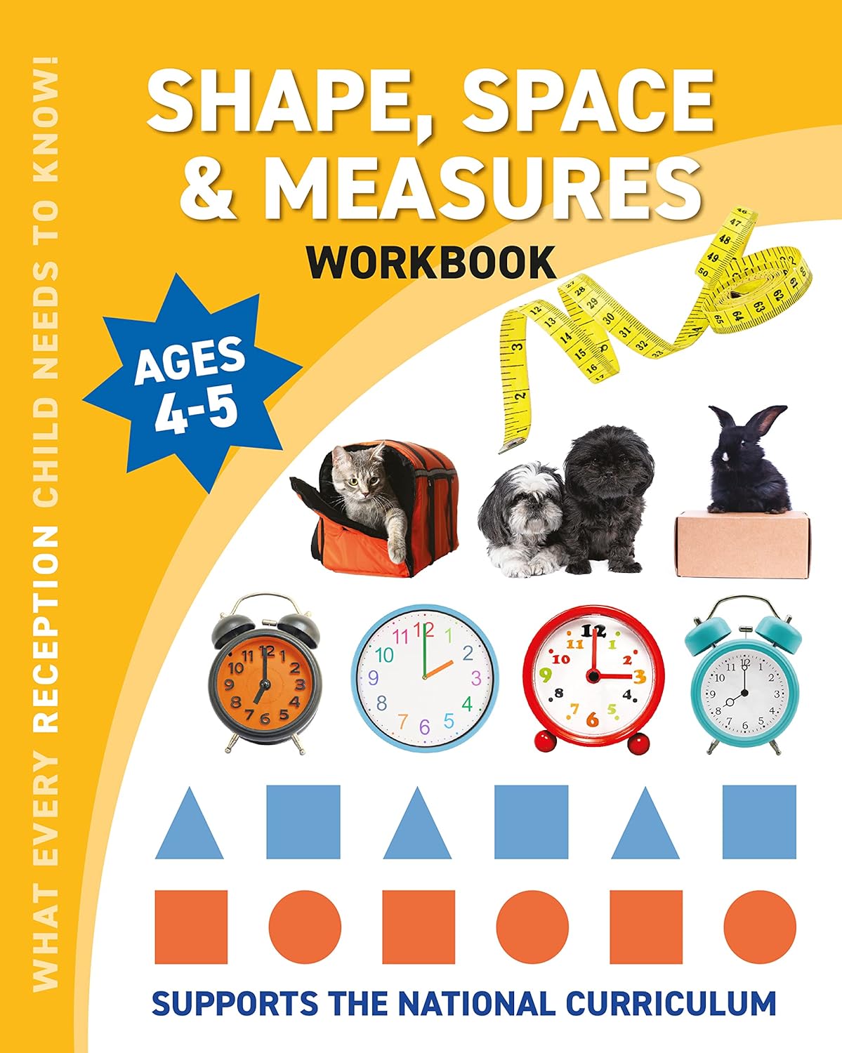 Children's Shape, Space & Measures Workbook – Reception Ages 4 to 5 Years