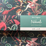 Willow and Belle Scented Drawer Liner - Set of 5 Pathcouli - Jungle Green Design