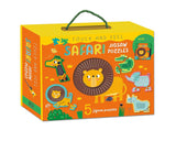 Touch and Feel Puzzle and Board Book Set - Safari - Tactile Fun For Children