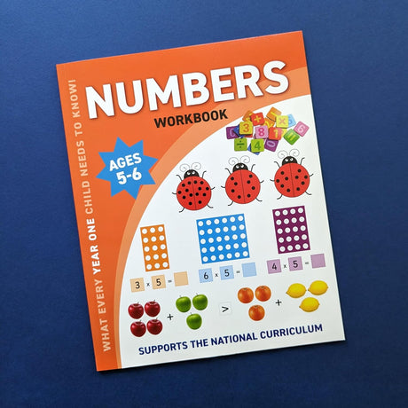 Children's Numbers Workbook – Year One Ages 5 to 6 Years