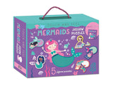 Touch and Feel Puzzle and Board Book Set - Mermaids - Tactile Fun For Children