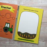 Children’s Learn-To-Draw Activity Book - Things That Go