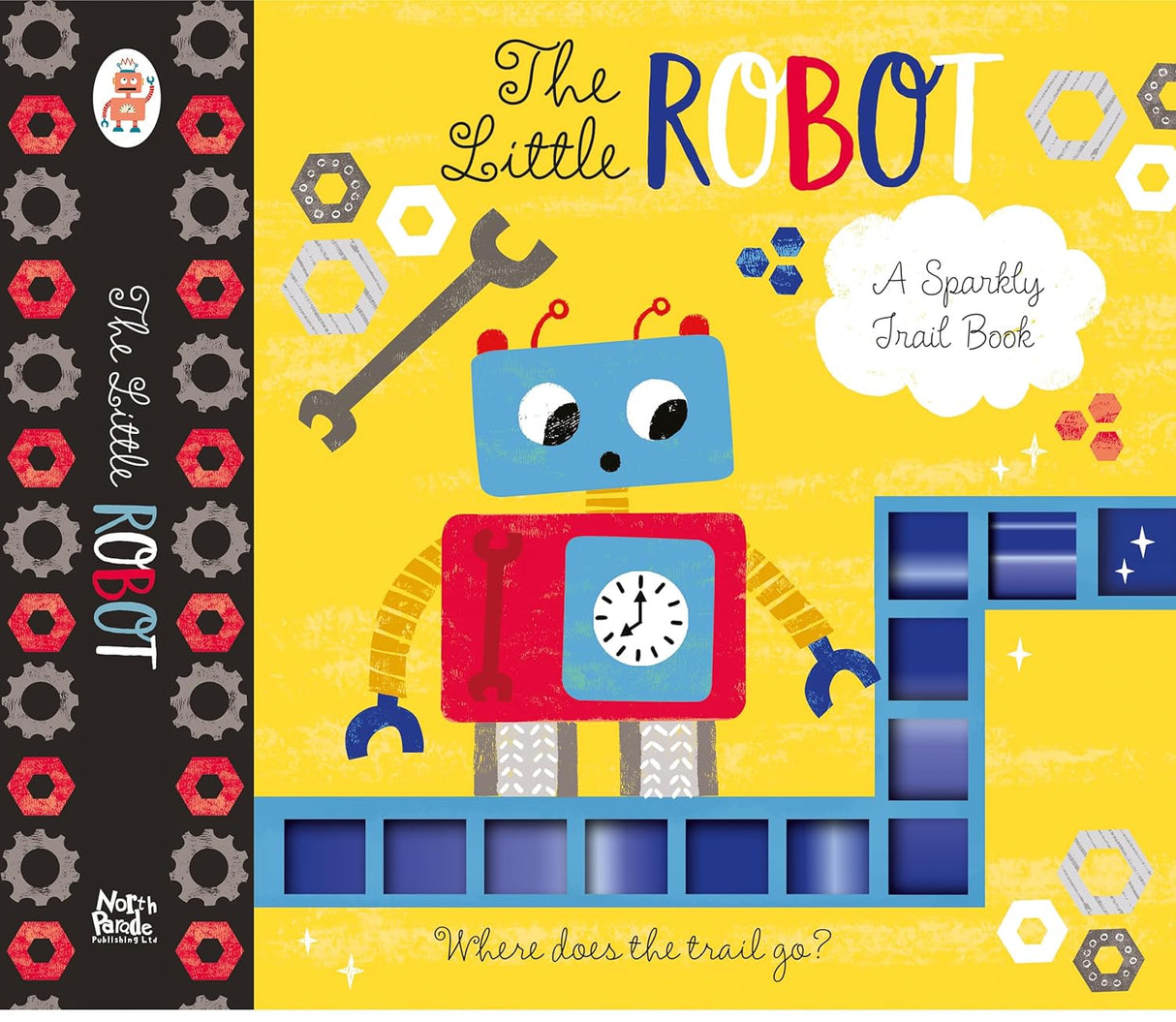 The Little Robot - Children's Sparkly Trail Board Book