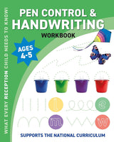 Children's Pen Control & Handwriting Workbook – Reception Ages 4 to 5 Years