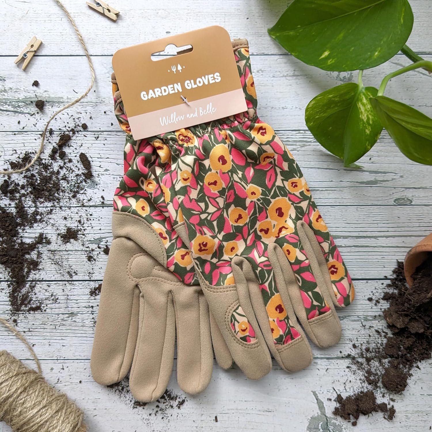 Long gardening gloves for womens online