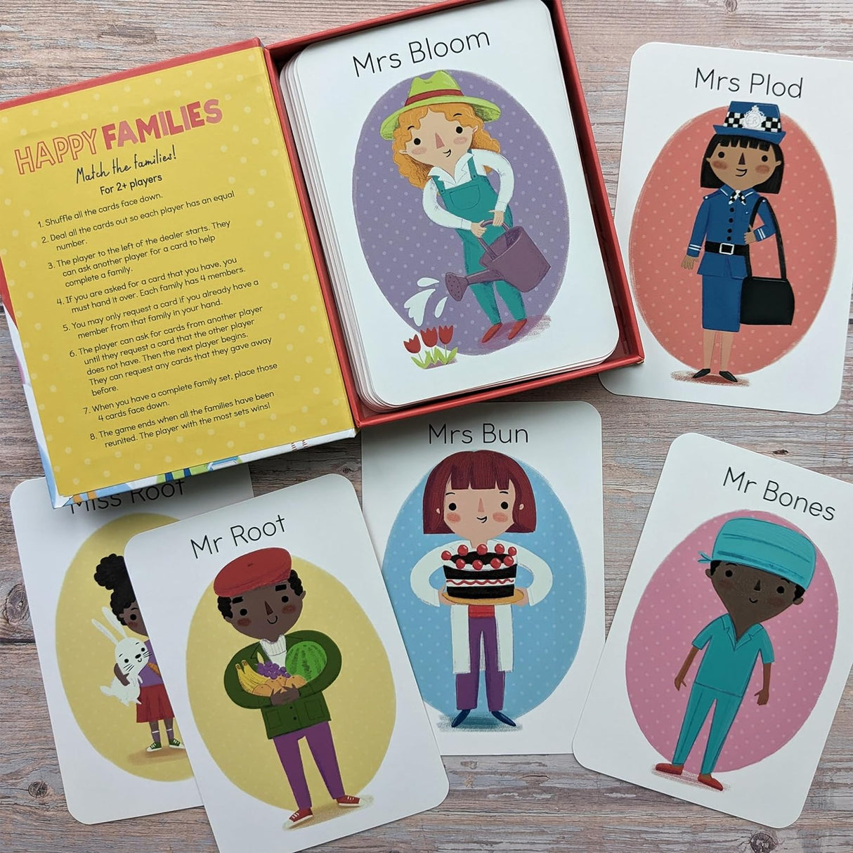 Happy Families - Children's Matching Card Game