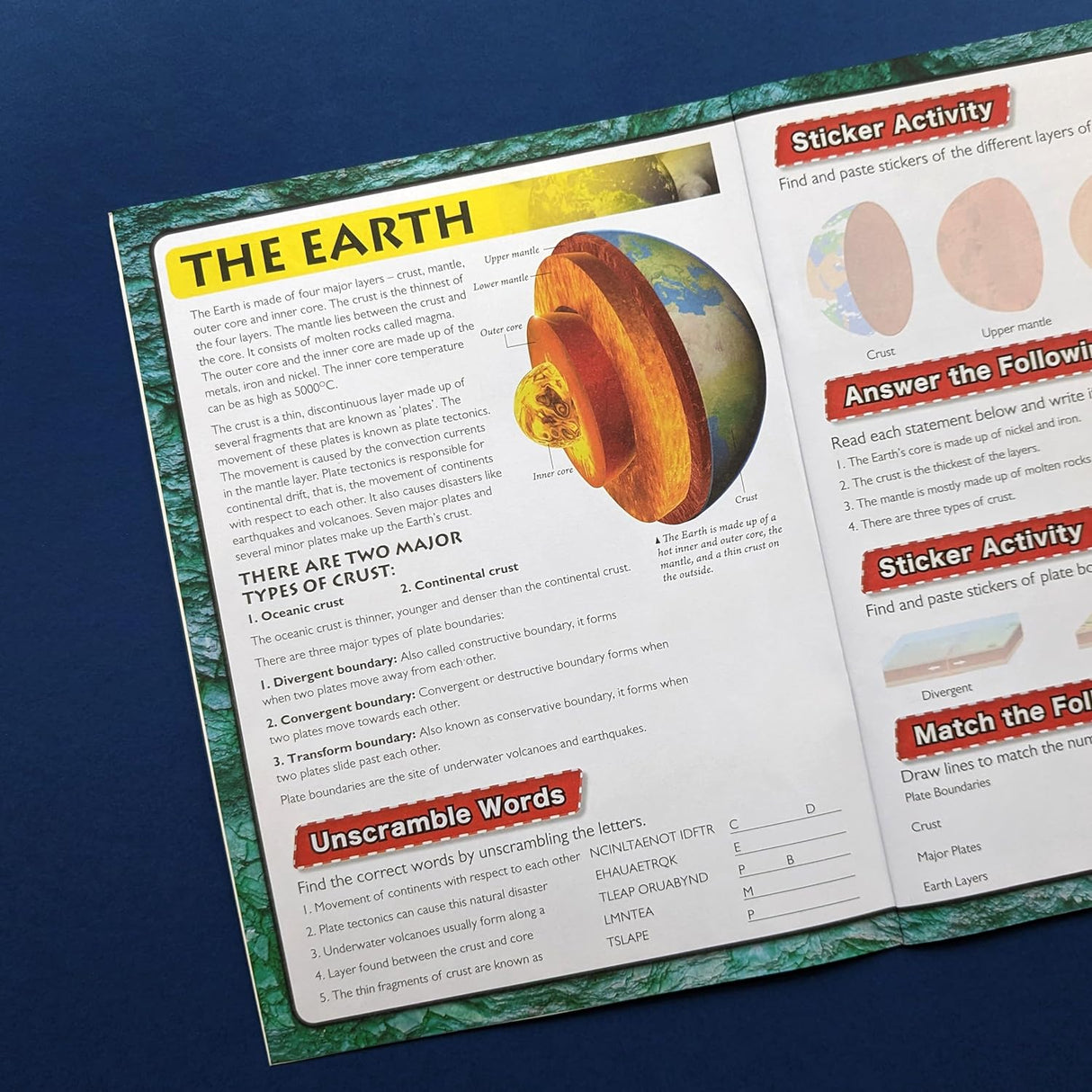 Discover Geography Sticker Book - Find, Stick and Learn