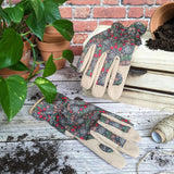 Willow and Belle Outdoor Gardening Gloves - Women's One Size - Padded with Elastic Cuffs