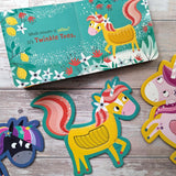 Touch and Feel Puzzle and Board Book Set - Unicorns - Tactile Fun For Children