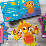 Touch and Feel Puzzle and Board Book Set - Monsters - Tactile Fun For Children